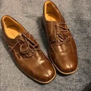 Johnston & Murphy Dark Brown Leather Oxfords